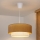 Brilagi - LED függőlámpa kábellel BOHO ECO 1xE27/10W/230V átm. 40 cm bézs/krém