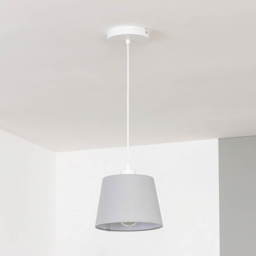 Brilagi - LED függőlámpa kábellel CERIA 1xE27/40W/230V átmérő 20,5 cm szürke