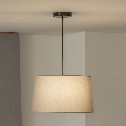 Brilagi - LED függőlámpa kábellel CERIA 1xE27/40W/230V átmérő 45 cm bézs