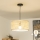 Brilagi - LED függőlámpa kábellel CERIA BOHO 1xE27/40W/230V átm. 25 cm bambusz