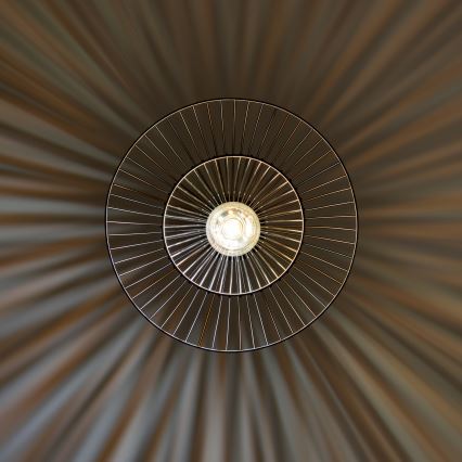 Brilagi - LED függőlámpa kábellel CERIA WIRE 1xE27/40W/230V Ø 38 cm fekete