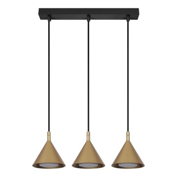 BRILAGI - LED Függőlámpa kábellel CONE TRIPLE 3xGX53/15W/230V arany