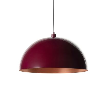 Brilagi - LED függőlámpa kábellel METALO 1xE27/40W/230V átm. 60 cm bordó/rézszínű