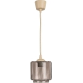 Brilagi - LED függőlámpa kábellel RETRO GLASS 1xE27/60W/230V átm. 15 cm bézs/füstös bézs