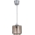 Brilagi - LED függőlámpa kábellel RETRO GLASS 1xE27/60W/230V átmérő 15 cm ezüst/füstös bézs