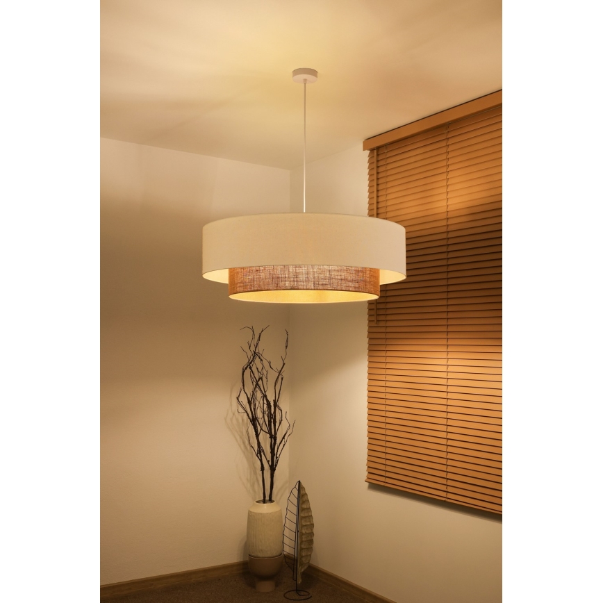 Brilagi - LED függőlámpa kábelre szerelve BOHO STYLE 3xE27/15W/230V átm. 80 cm