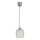 Brilagi - LED függőlámpa zsinóron RETRO GLASS 1xE27/60W/230V Ø 14 cm ezüst/fehér