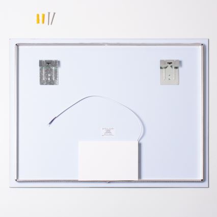Brilagi - LED fürdőszobai tükör LUCE LED/28W/230V 60x80 cm IP44 CRI 90 dimmelhető + CCT