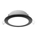 Brilagi - LED fürdőszobai beépíthető lámpatest LED/12W/230V 3000K fekete IP65