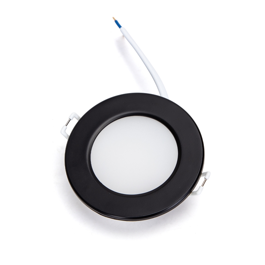 Brilagi - LED fürdőszobai beépíthető lámpatest LED/9W/230V 3000K fekete IP65