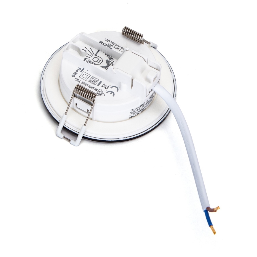 Brilagi - LED fürdőszobai beépíthető lámpatest LED/9W/230V 3000K fekete IP65