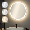 BRILAGI - LED fürdőszobai fűthető tükör AVA ECO LED/11,5W/230V átm. 60 cm IP44 CRI 90 fényerőszabályozható + CCT