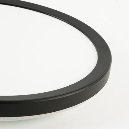 Brilagi - LED Fürdőszobai mennyezeti lámpa ULTRA SLIM LED/12W/230V átm. 22,5 cm fekete IP54