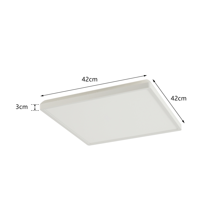 Brilagi - LED Fürdőszobai mennyezeti lámpa ULTRA SLIM LED/24W/230V 42x42 cm fehér IP54