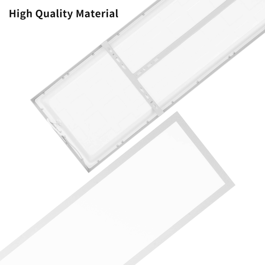 Brilagi - LED fürdőszobai mennyezeti lámpatest FRAME LED/50W/230V 3000/4000/6000K 120x30 cm IP44 ezüstszínű