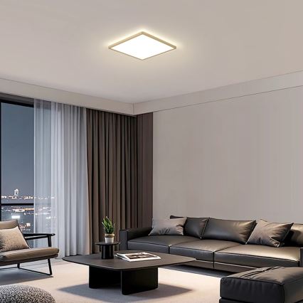 Brilagi - Fürdőszobai mennyezeti LED lámpa ULTRA SLIM LED/18W/230V 30x30 cm arany IP54