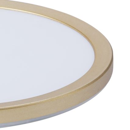Brilagi - LED fürdőszobai mennyezeti lámpa ULTRA SLIM LED/18W/230V Ø 30 cm arany IP54