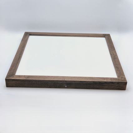 Brilagi - LED fürdőszobai mennyezeti lámpa WOODY FRAME LED/40W/230V 60x60 cm IP44 tölgy dió
