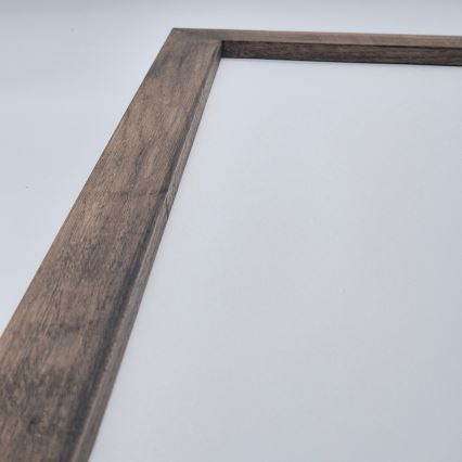 Brilagi - LED fürdőszobai mennyezeti lámpatest WOODY FRAME LED/50W/230V 120x30 cm IP44 tölgy dió