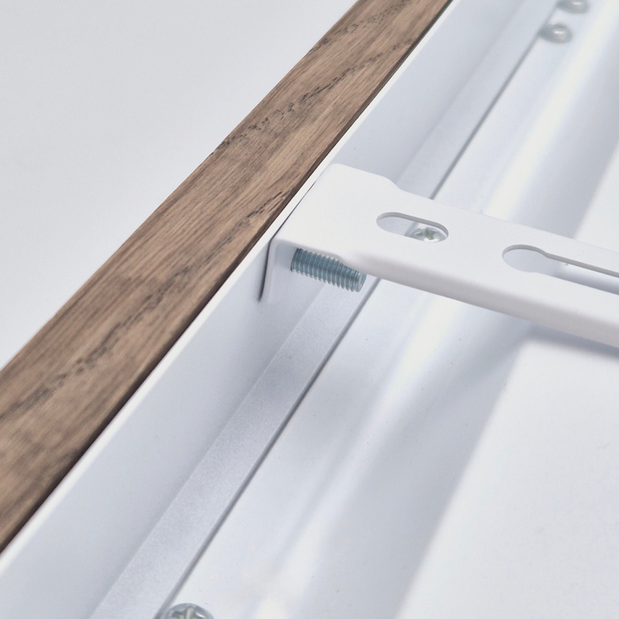 Brilagi - LED fürdőszobai mennyezeti lámpatest WOODY FRAME LED/50W/230V 120x30 cm IP44 tölgy dió