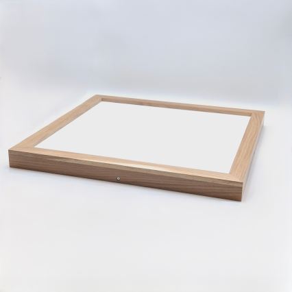 Brilagi - LED fürdőszobai mennyezeti lámpa WOODY FRAME LED/50W/230V 60x60 cm IP44 tölgy