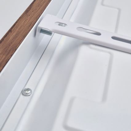 Brilagi - LED fürdőszobai mennyezeti lámpa WOODY FRAME LED/50W/230V 60x60 cm IP44 tölgy/cseresznye