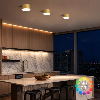 BRILAGI - LED fürdőszobai mennyezeti lámpa FORIS LED/14W/230V átm. 12 cm aranyszínű IP44