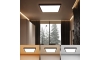 Brilagi - LED Fürdőszobai mennyezeti lámpa FRAME LED/50W/230V 3000/4000/6000K IP44 fekete
