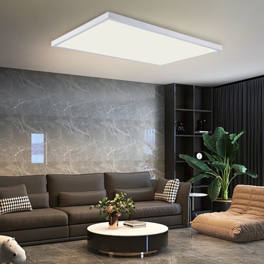 Brilagi - LED fürdőszobai mennyezeti lámpa FRAME LED/96W/230V 120x60 cm 3000/4000/6000K IP44 fehér