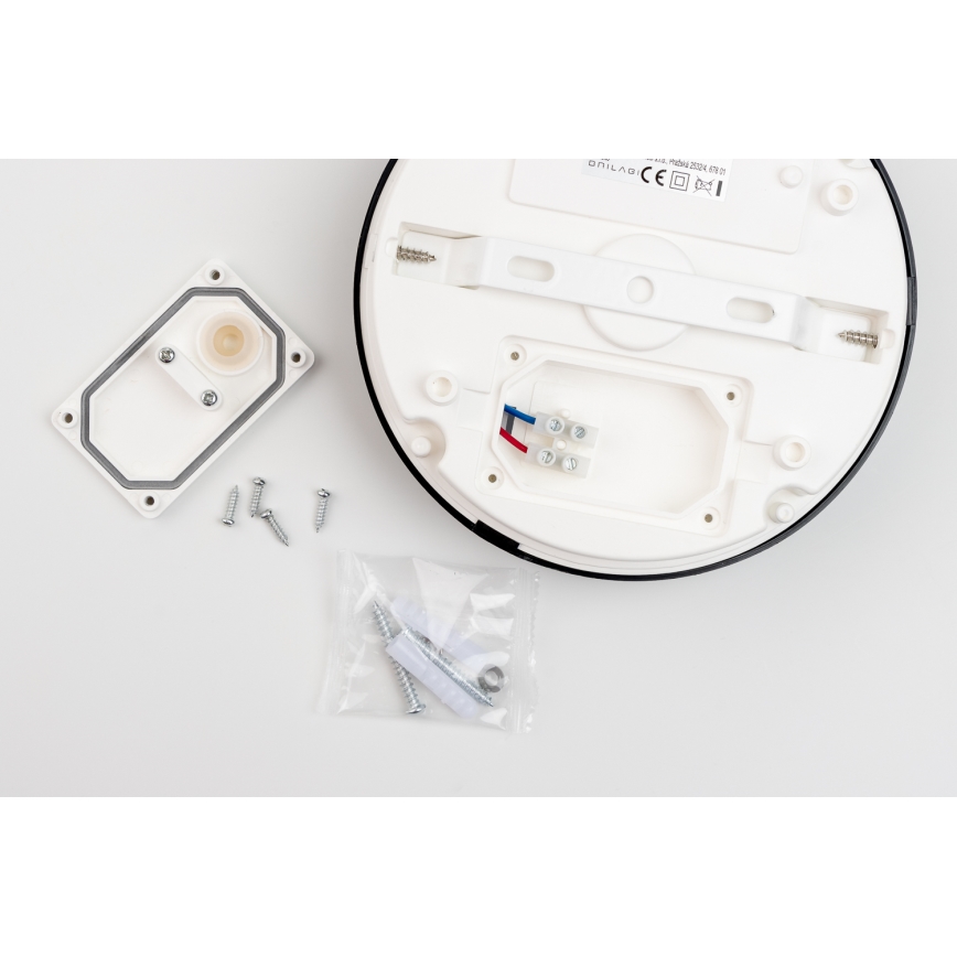 Brilagi - LED Fürdőszobai mennyezeti lámpa PERA LED/24W/230V átm. 28 cm IP65 fekete