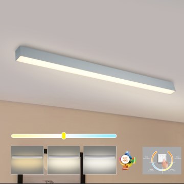 Brilagi - LED fürdőszobai mennyezeti lámpa SLEEKLINE LED/40W/230V 3000/4500/6000K ezüst IP44