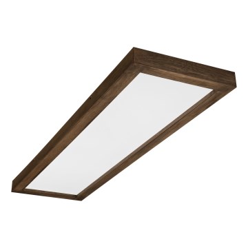 Brilagi - LED fürdőszobai mennyezeti lámpa WOODY FRAME LED/40W/230V 120x30 cm IP44 tölgy/dió