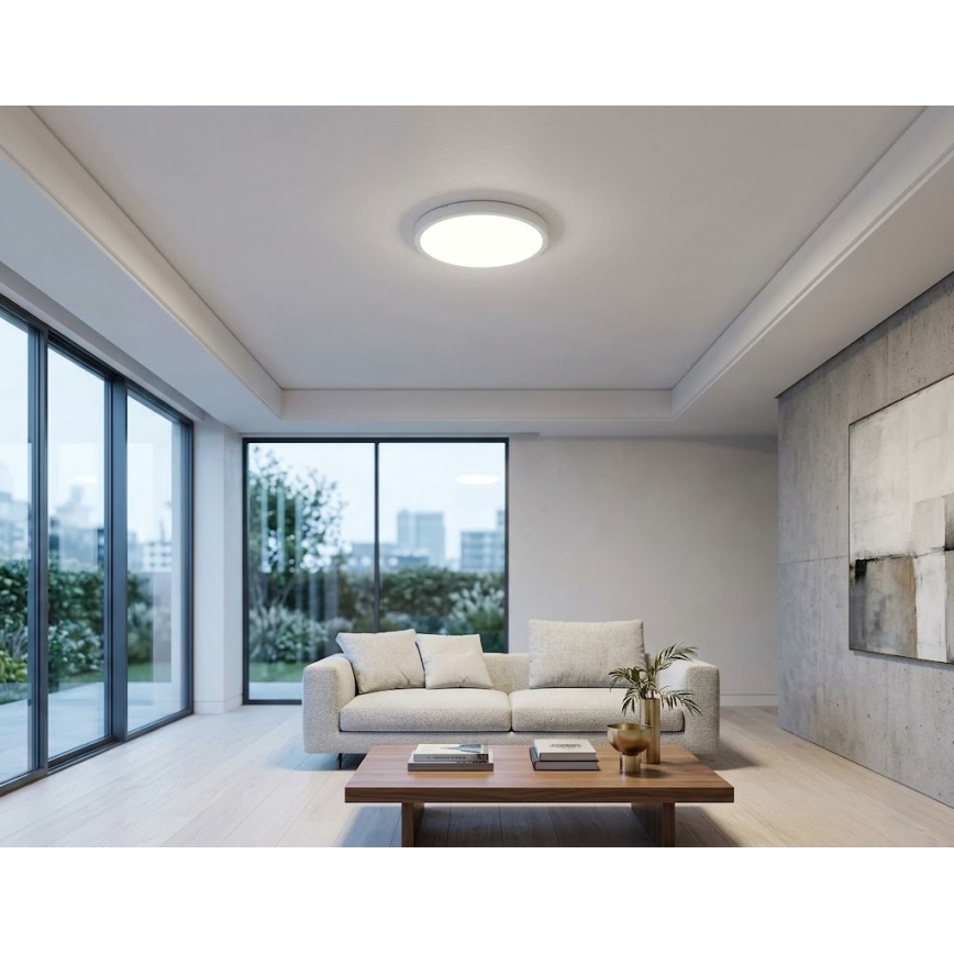 BRILAGI - LED fürdőszobai mennyezeti lámpa ZENNA LED/18W/230V Ø 29,5 cm IP44 fehér