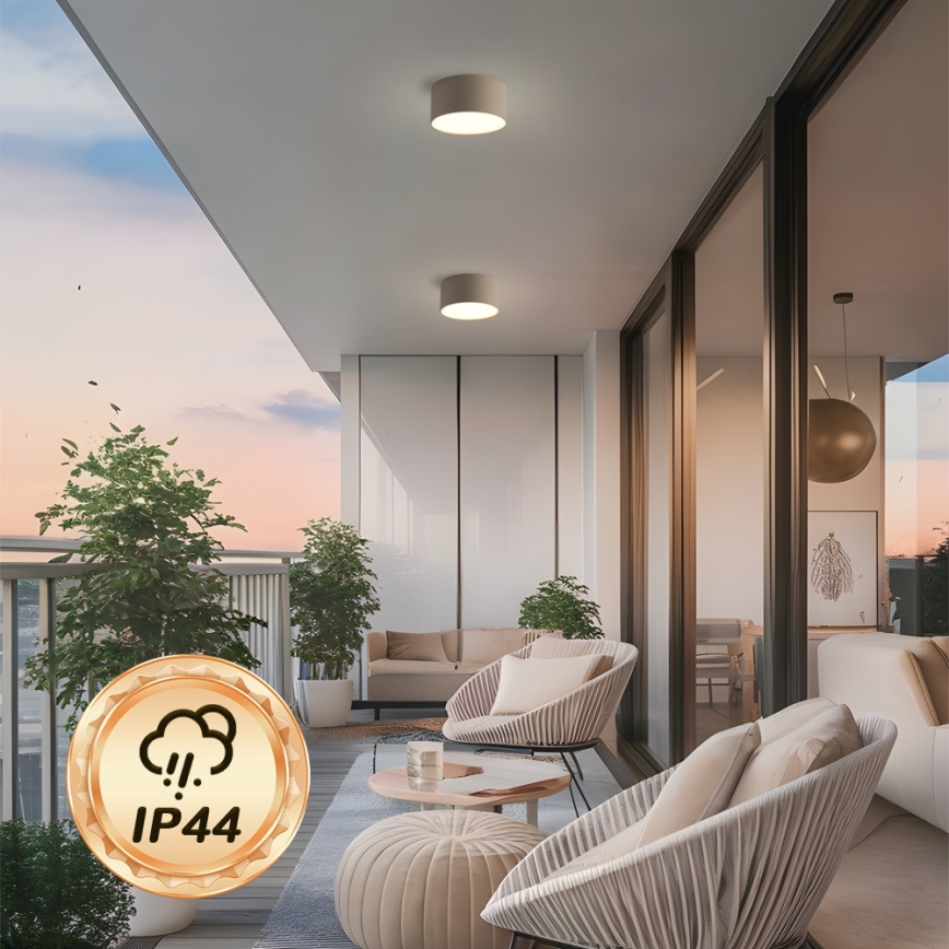 Brilagi - LED fürdőszobai mennyezeti lámpatest FORIS LED/14W/230V Ø 12 cm bézs IP44