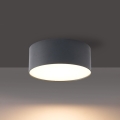 Brilagi - LED fürdőszobai mennyezeti lámpatest FORIS LED/9W/230V átm. 9 cm antracit IP44 CRI 90
