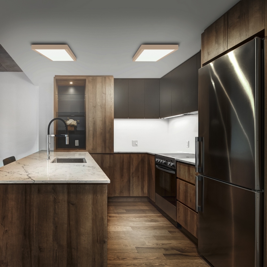 Brilagi - LED fürdőszobai mennyezeti lámpa FRAME LED/50W/230V 120x30 cm IP44 bézs