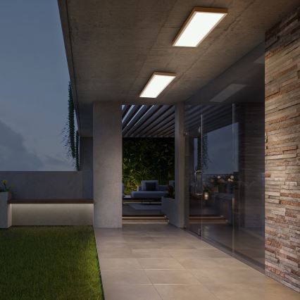 Brilagi - LED fürdőszobai mennyezeti lámpa FRAME LED/50W/230V 120x30 cm IP44 bézs