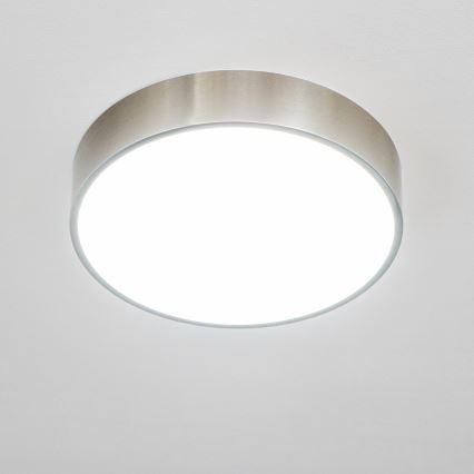 Brilagi - LED fürdőszobai mennyezeti lámpatest POOL LED/24W/230V 3000/4000/5500K átm. 30 cm IP54 matt króm