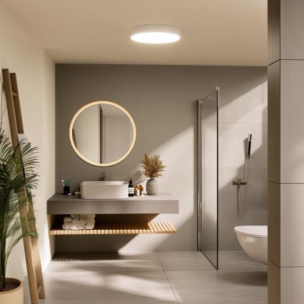 Brilagi - LED fürdőszobai mennyezeti lámpa POOL LED/36W/230V 3000/4000/5500K Ø 40 cm IP54 fehér