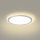 Brilagi - LED fürdőszobai mennyezeti lámpatest ULTRA SLIM LED/18W/230V Ø 30 cm ezüst IP54