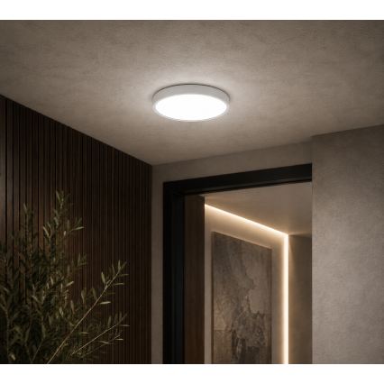 Brilagi - LED fürdőszobai mennyezeti lámpatest ZENNA LED/12W/230V átmérő 25 cm IP44 fehér