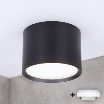 BRILAGI - LED fürdőszobai spotlámpa SMOOTH 1xGX53/15W/230V 60x82 mm fekete IP54