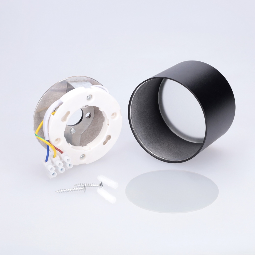 BRILAGI - LED fürdőszobai spotlámpa SMOOTH 1xGX53/15W/230V 60x82 mm fekete IP54