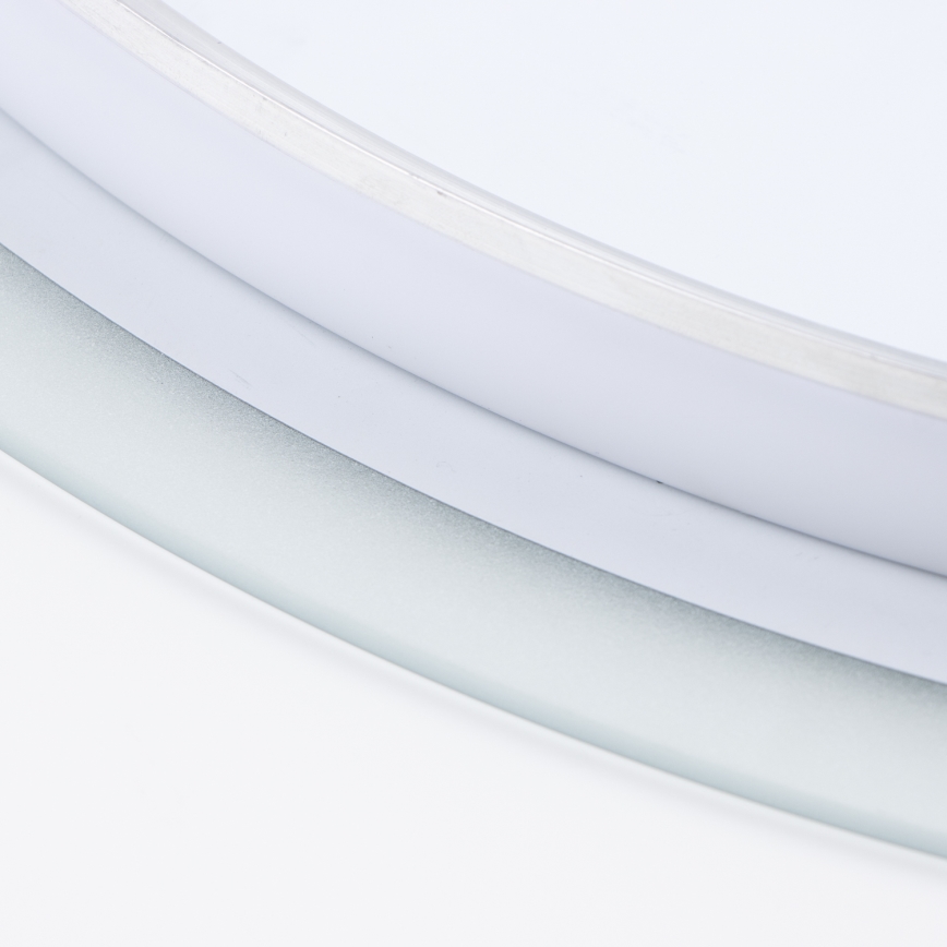 Brilagi - LED fürdőszobai tükör BERNATE LED/19W/230V, átmérő 60 cm, ezüst, IP44, CRI 90, fényerőszabályozható + CCT