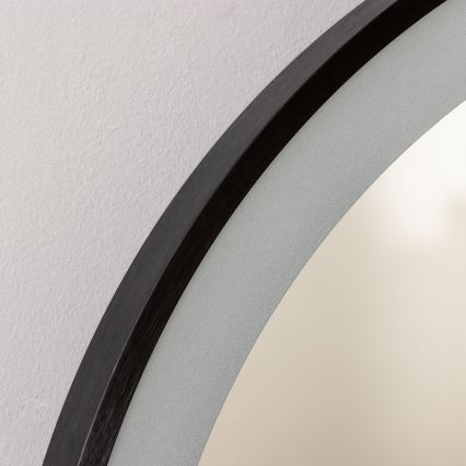 Brilagi - LED fürdőszobai tükör CANZO LED/25W/230V 50x80 cm fekete IP44 CRI 90 dimmelhető + CCT