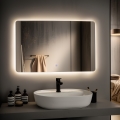 Brilagi - LED fürdőszobai tükör COMO LED/30W/230V 60x90 cm IP44 CRI 90 dimmelhető + CCT