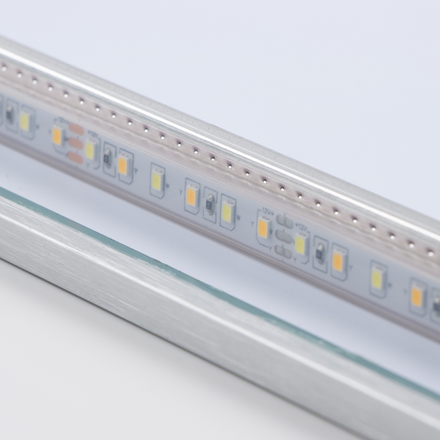 Brilagi - LED-es fürdőszobai tükör DESIO LED/28W/230V 60x80 cm ezüstszínű IP44 CRI 90 fényerőszabályozható + CCT
