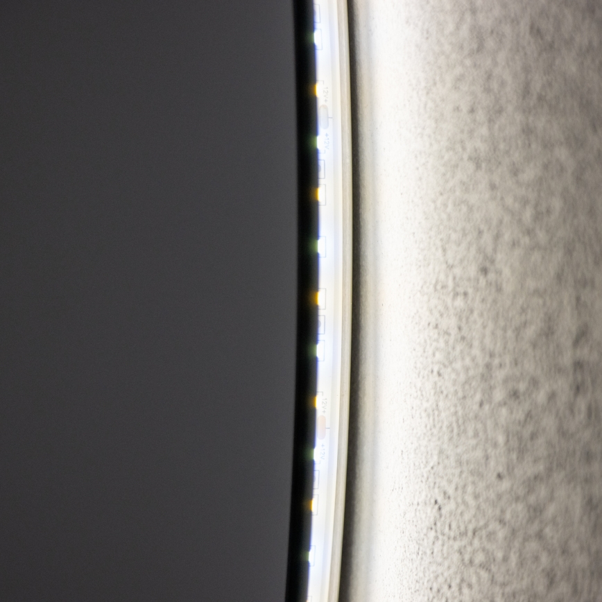 Brilagi - LED fürdőszobai tükör LUNA LED/19W/230V Ø 60 cm IP44 CRI 90 fényerőszabályozható + CCT