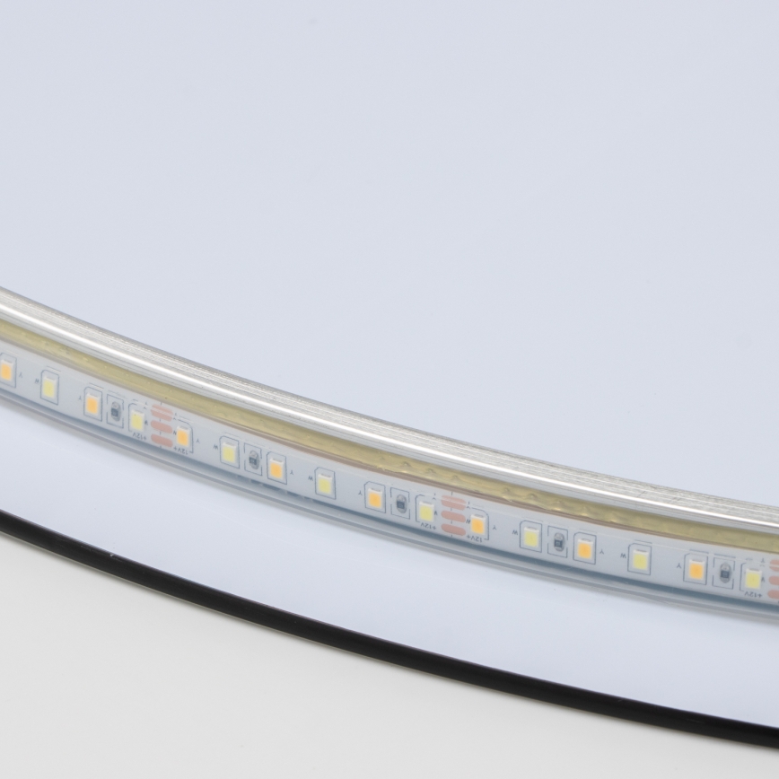 Brilagi - LUNA LED fürdőszobai tükör LED/26W/230V átm. 80 cm IP44 CRI 90 fényerőszabályozható + CCT