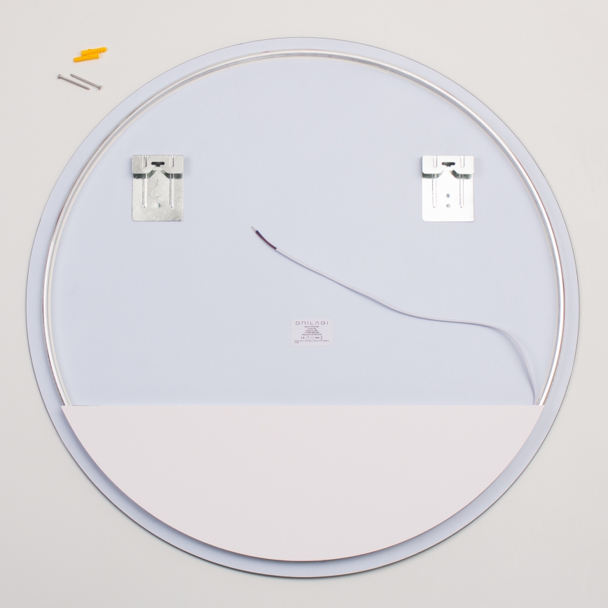 Brilagi - LUNA LED fürdőszobai tükör LED/26W/230V átm. 80 cm IP44 CRI 90 fényerőszabályozható + CCT